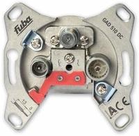 Fuba 29440052, Fuba Antennendose GAD 510 DC | 3-fach SAT, DVB-T, Radio | 10 dB 