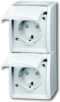 Busch-Jaeger 2CKA002084A0722, Busch-Jaeger 20-02 EBW-54 SCHUKO Steckdose mit...