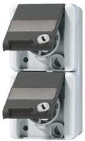 Jung 822NAWSL Schuko-Steckdose mit Sicherheitsschloss