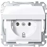 Merten MEG2311-0325, Merten MEG2311-0325 SCHUKO-Steckdose mit Klappdeckel,