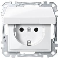 Merten MEG2310-0319, Merten MEG2310-0319 SCHUKO-Steckdose mit Klappdeckel,