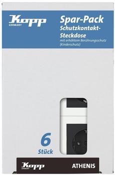 Kopp Schutzkontakt-Steckdosen Profi Pack: 6 (943015055)