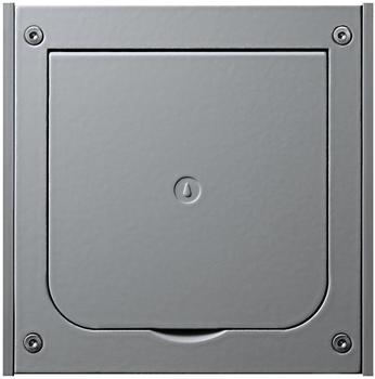 Gira Fußbodenleergehäuse 1-fach aluminium (011800)