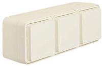 Berker 47733512, Berker 47733512 Steckdose SCHUKO 3-fach waagerecht mit Klappdeckel
