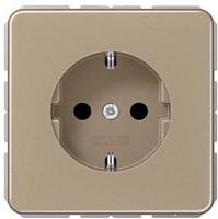 JUNG CD1520GB, Jung CD1520GB SCHUKO Steckdose (Aluminium eloxiert) Gold-Bronze Serie