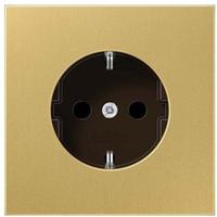 JUNG ME1520C, Jung ME1520C SCHUKO Steckdose (Messing) Messing Serie LS