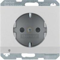 Berker 41097003, Berker 41097003 Steckdose SCHUKO m. LED-Orientierungslicht u.
