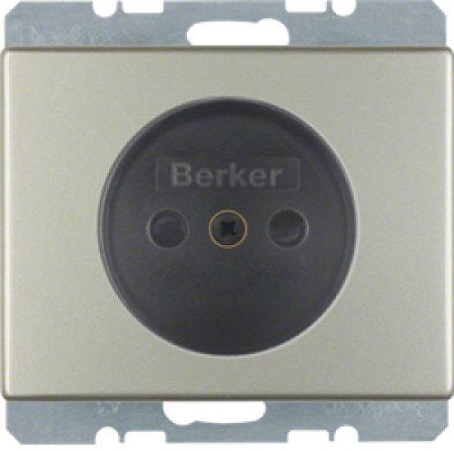 Berker 1-fach edelstahl (6161140104)
