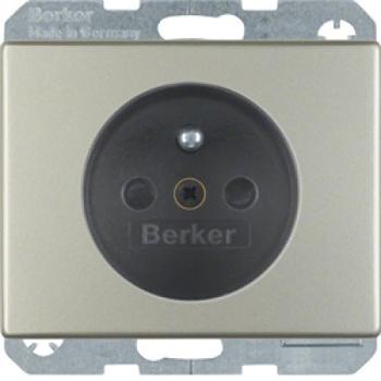 Berker 1-fach edelstahl (6765740004)