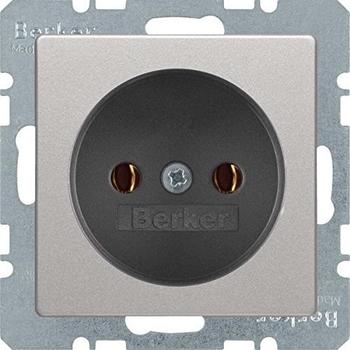 Berker 1-fach aluminium 10 Stück (6161036084)