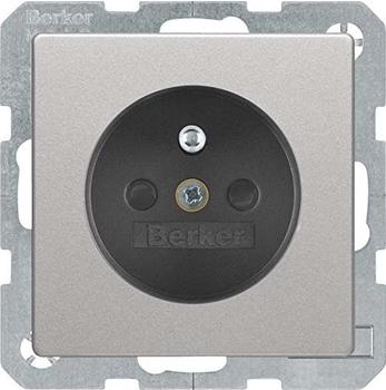 Berker 1-fach aluminium 10 Stück (6765766084)