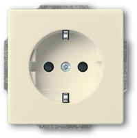 Busch-Jaeger 2CKA002013A5449, Busch-Jaeger SCHUKO Steckdosen-Einsatz Safety+ mit