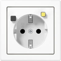 Jung LS5520.30WW FI-SCHUKO-Steckdose 30mA (LS5520.30WW)