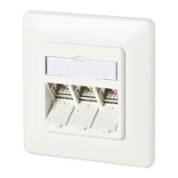 METZ CONNECT BTR Outlets Flush with 180 &deg; Modules - Anschlussdose, Unterputz - RJ-45