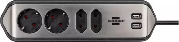 Brennenstuhl 1153590410 (silber schwarz)