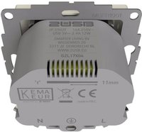 2USB 2U-449276, 2USB 2U-449276 Unterputz-Steckdose VDE, mit USB, erh&ouml;hter