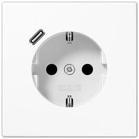 JUNG LS1520-18CWW, Jung LS1520-18CWW SCHUKO-Steckdose mit USB Typ C (max. 3A)...