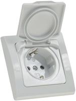 Delphi Schutzkontakt-steckdose 16a/250v, Wei&szlig;, Ip44