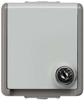 Siemens 5UB4715, Siemens Schuko-Steckdose 5UB4715 | IP44 Aufputz abschlie&szlig;bar 