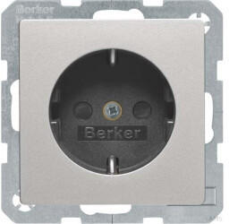 Berker 1-fach aluminium 10 Stück (47236084)