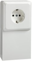 ELSO Renovierung Schuko im 505404 Ger&auml;tetr&auml;ger mit Schachtauslass 1fach re