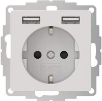 2usb - Inchargepro Usb Aa Steckdose 12w 2.4a Mattes Wei&szlig;