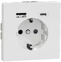 Merten Schuko Steckdose mit USB Ladeger&auml;t MEG2367-6035