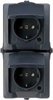 Kopp 136915009 Feuchtraum-Schalterprogramm Nautic Anthrazit