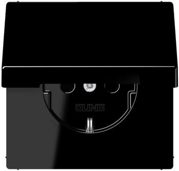 Albrecht Jung GmbH & Co. KG (Schalter & Thermostate) Jung Schuko Steckdose Klappdeckel Serie LS (LS1520NKLSW)