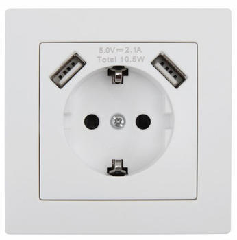McPower Unterputz-Steckdose USB (1534815)