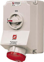 MENNEKES Elektrotechnik GmbH & Co. KG Wanddose DUO 63A,5p,6h,400V,IP44 5959A...