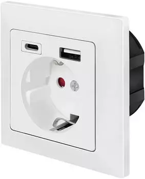 LogiLink Unterputz-Steckdose USB (PA0262)