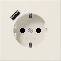 JUNG LS1520-18A, Jung LS1520-18A SCHUKO-Steckdose mit USB Typ A (max. 3A) Quick