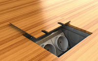 BS Bodensteckdose 8802B 2x 8802B-1-0 Schuko, belegbar 8802B-1-0