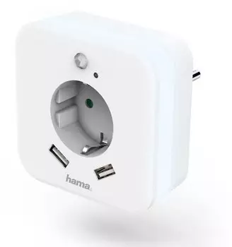 Hama Zwischensteckdose mit USB (00133752)