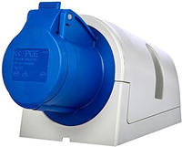 Pce Caravan-cee-wandsteckdose 3-polig 16a Blau Ip 44 Adapterstecker