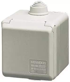 Mennekes Cepex-Wandsteckdose grau (4105)