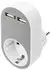 Digitus Adapter-Steckdose + 2 USB-Ports weiß/grau (DA-70617)