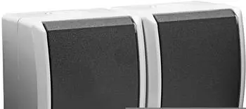 REV-Ritter AquaLuxe 2-fach IP44 grau (0510221777)