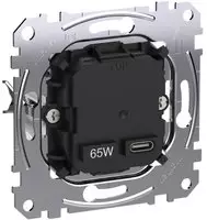 Merten MEG4366-0130, Merten MEG4366-0130 USB Ladestation-Einsatz Typ 1x USB C mit