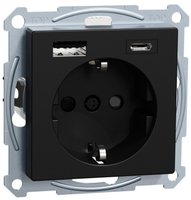 Merten Steckdose m. USB Ladeger&auml;t MEG2367-0403 (MEG2367-0403)