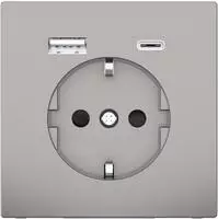 Merten Schuko Steckdose mit USB Ladeger&auml;t MEG2367-6050 (MEG2367-6050)