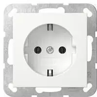 GIRA 418803 SCHUKO System 55 Reinwei&szlig; gl&auml;nzend
