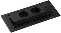 Steckdosenelement EVOline BackFlip 230 V - USB C / schwarz
