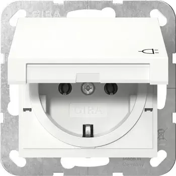 Gira 445427 Schutzkontakt-Steckdose KD System 55 Reinweiß matt
