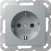 Gira 418826, Gira 418826 SCHUKO-Steckdose System 55 Farbe Alu