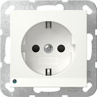 SCHUKO LED-Leuchte + SH System 55 Reinwe GIRA 417027