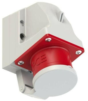 PCE CEE-Wandger&auml;testecker 16A 5p 6h IP44 mit Deckel (5156d)