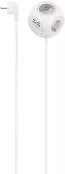 Hama Steckdosenw&uuml;rfel 3-fach USB-C (00223195)