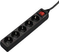 Hama 00137267 Steckdosenleiste Schwarz Schutzkontakt 1 St.